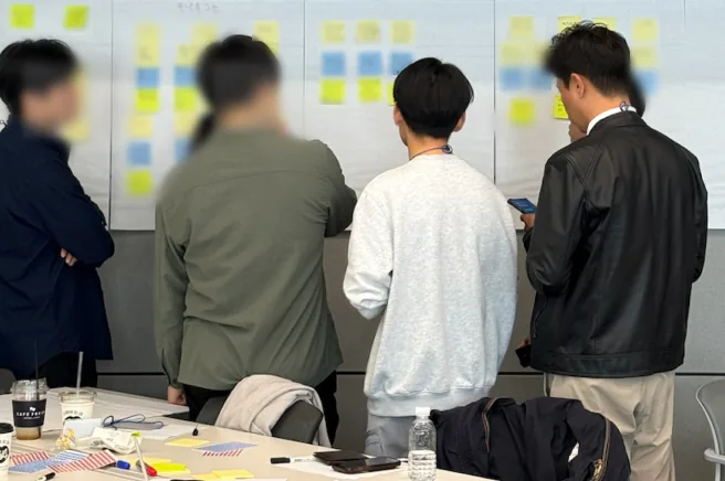AI 과제 도출 워크샵 현장 사진